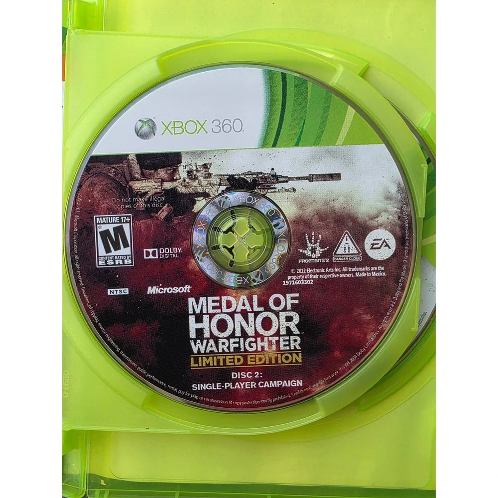 Xbox 360 Game Lot Battlefield 3 4‎ Medal of Honor Warfighter Call of Duty Ghosts
